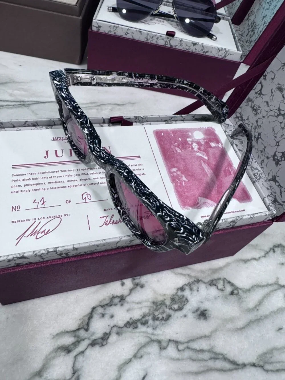 Jacques Marie Mage Julien X Hollywood store exclusive sunglasses